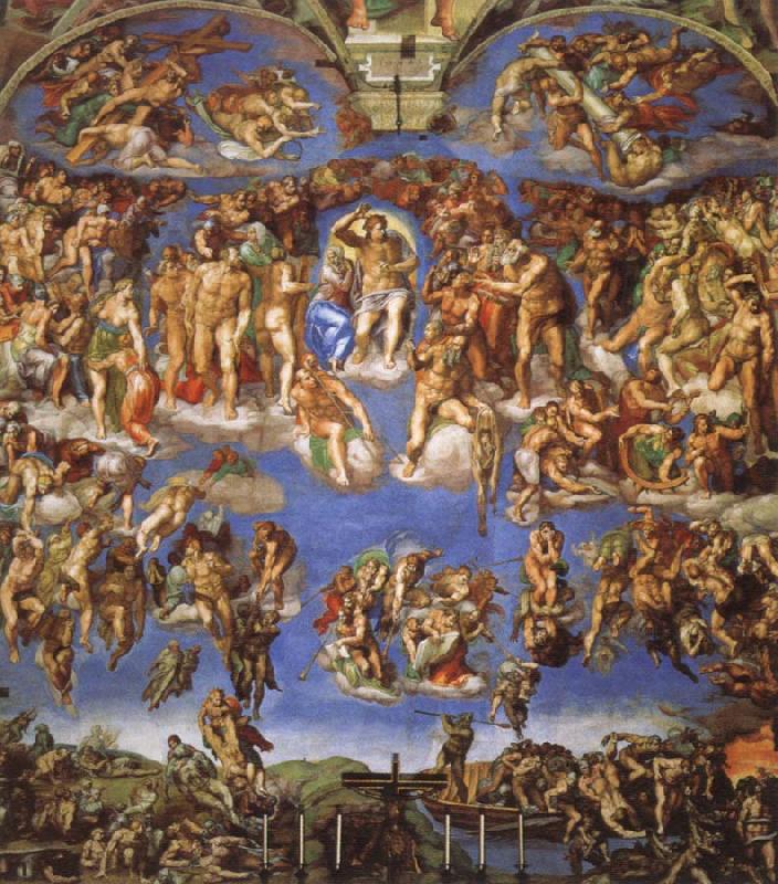 Michelangelo Buonarroti the last judgment oil painting picture